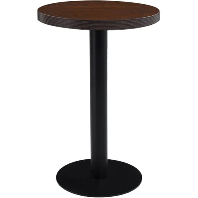 VIDAXL Bistro Table Dark Brown 50cm mdf Vidaxl 286419