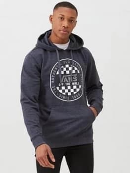 Vans Og Checker Pullover Hoodie - Black Heather
