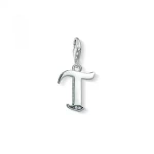 Ladies Thomas Sabo Sterling Silver Charm Club Letter T Charm
