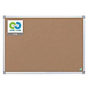 Bi-Office Cork Board Brown 180 x 90 cm