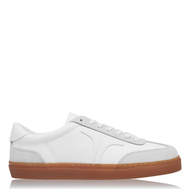 Ted Baker Robert Leather Trainers - White White 7