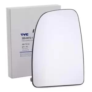 TYC Wing Mirror Glass FIAT,PEUGEOT,CITROEN 309-0072-1 8151LG,71748244,8151LG