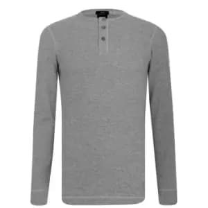 Boss Triflash Waffle Sweater - Grey