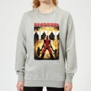 Marvel Deadpool Target Practice Womens Sweatshirt - Grey - L