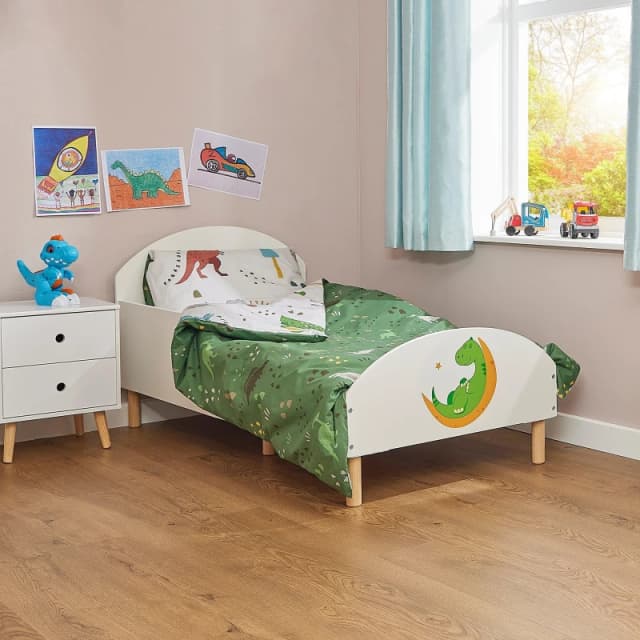 Liberty House Liberty House Dinosaur Toddler Bed Frame - White