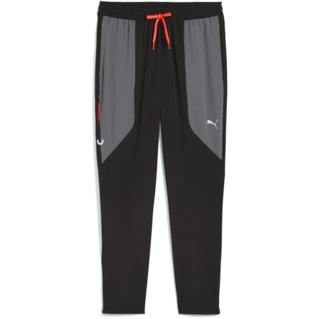 Puma Mens Flex Closed Hem Woven Joggers Black/Grey male S