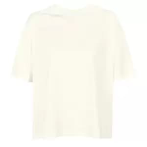 SOLS Womens/Ladies Boxy Organic Oversized T-Shirt (S) (Off White)