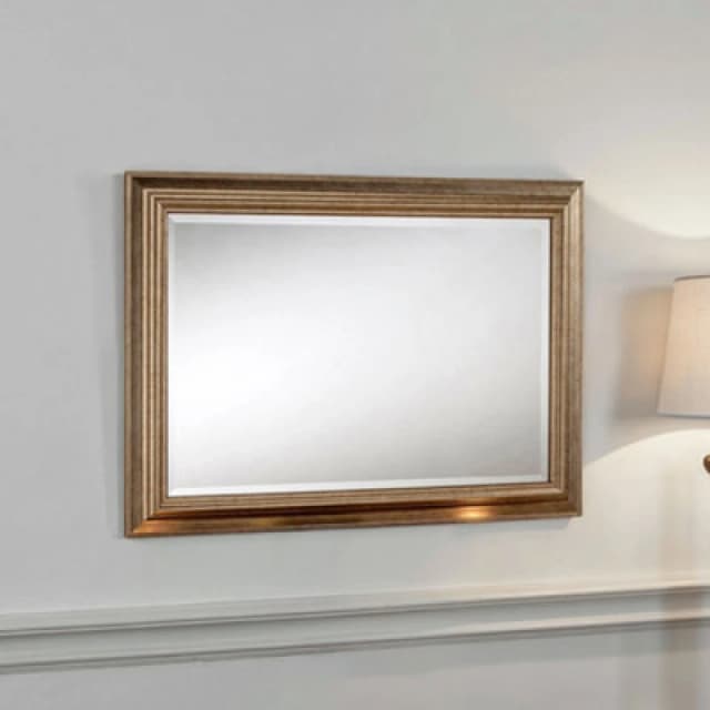 Yearn Classic Champagne Framed Wall Mirror 102X74Cm