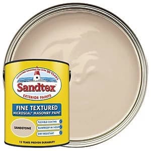 Sandtex Fine Textured Masonry Paint - Sandstone 5L