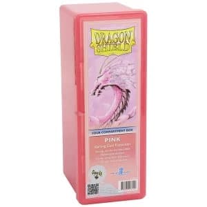 Dragon Shield Storage Box With 4 compartments - Pink