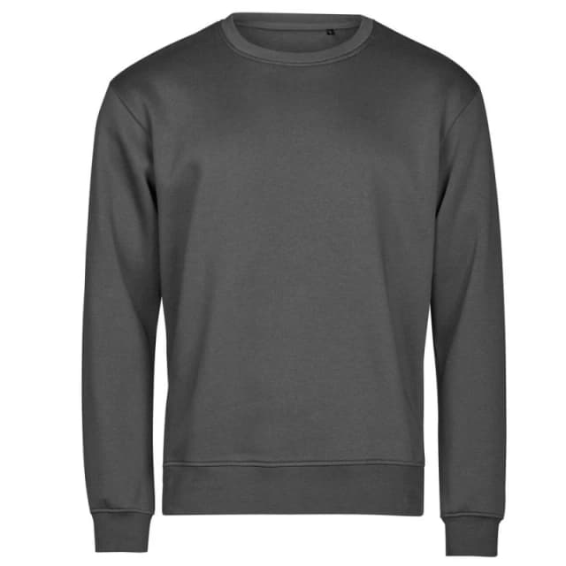 TEE JAYS Mens Urban Sweatshirt in Dark Grey Size: XS Dark Grey Male XS