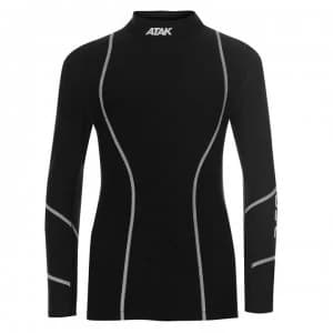 Atak Compression Long Sleeve Top Junior - Black