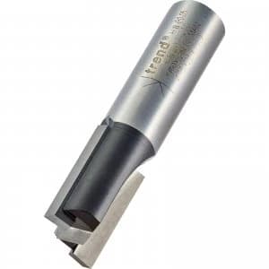 Trend Two Flute PTFE Coated Non Stick Router Cutter 15mm 25mm 1/2"