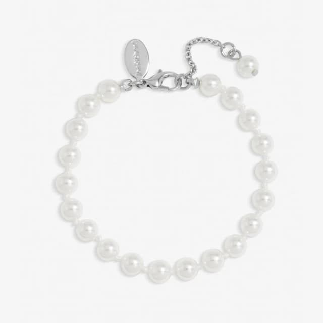 Jon Richard Womens White Pearl Bracelet White Female One Size
