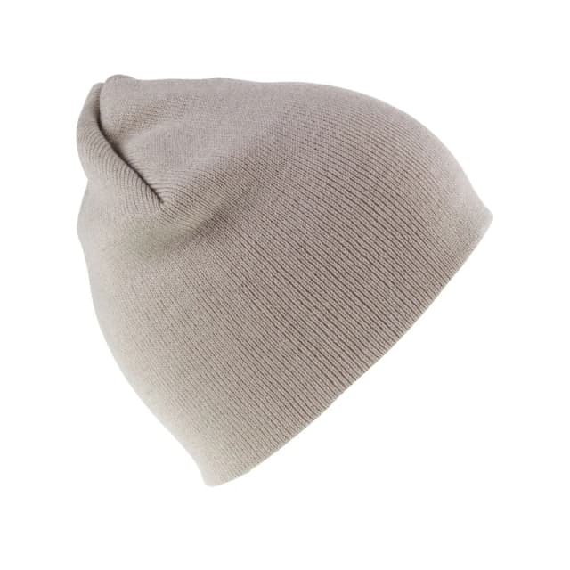 Result Result Men Acrylic Soft Touch Beanie in Stone Stone One Size Male 5063527386311