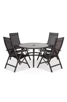 Sorrento 4 Seater Round Deluxe Recliner Set