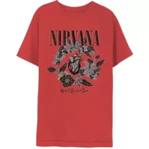 Nirvana - Heart-Shaped Box Unisex XX-Large T-Shirt - Red