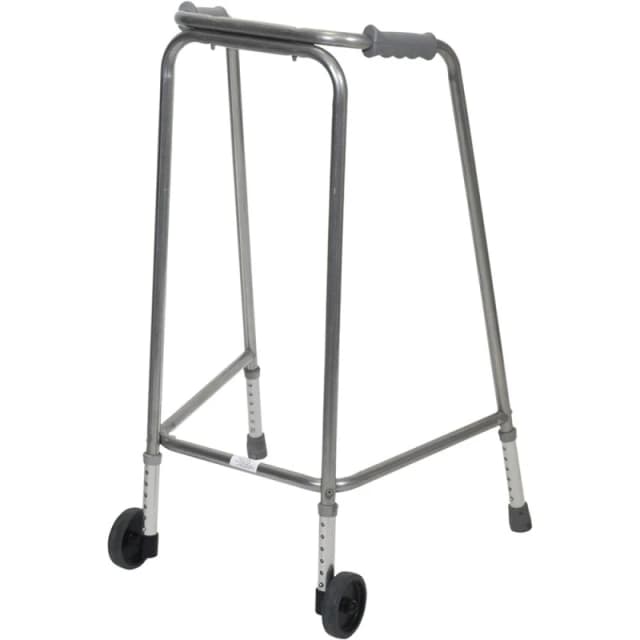 Loops Lightweight Aluminium Walking Frame with Wheels - 870 to 970 Height Extra Large Multi