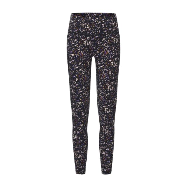 Biba Womens Move Tight Performance Gym Leggings Black Leopard female 8 (XS)