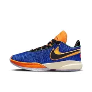 Nike Lebron 20 Summer Fun Gs, Racer Blue/Black-Vivid Purple, Unisex, Basketballshoes grade school, DQ8651-401