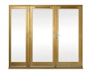 Wickes Albery Pattern 10 Solid Oak Laminate French Doors 6ft with 1 Side Lite 600mm