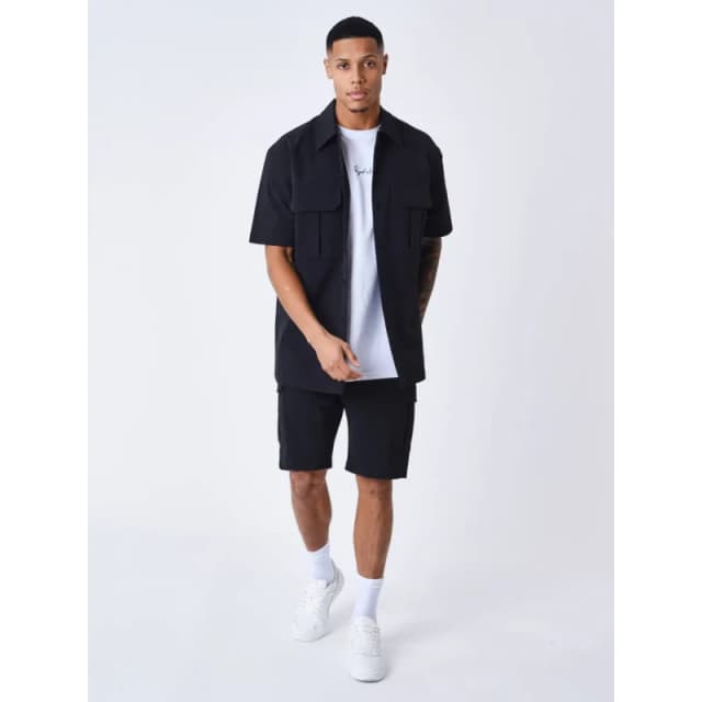 Project X Paris Plain textured shirt Project X Paris Noir Male S