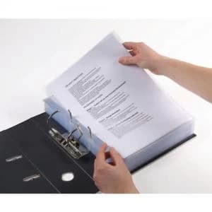 Rexel Nyrex Premium A4 Punched Pockets; Anti-Slip; Top & Left