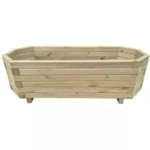 Garden Raised Bed 100x40x31cm Impregnated Pinewood Vidaxl Brown