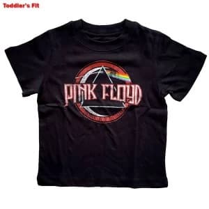 Pink Floyd - Vintage Dark Side of the Moon Seal Kids 12 Months T-Shirt - Black