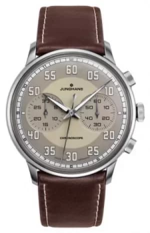 Junghans Mens Meister Driver Chronoscope 027/3684.00 Watch