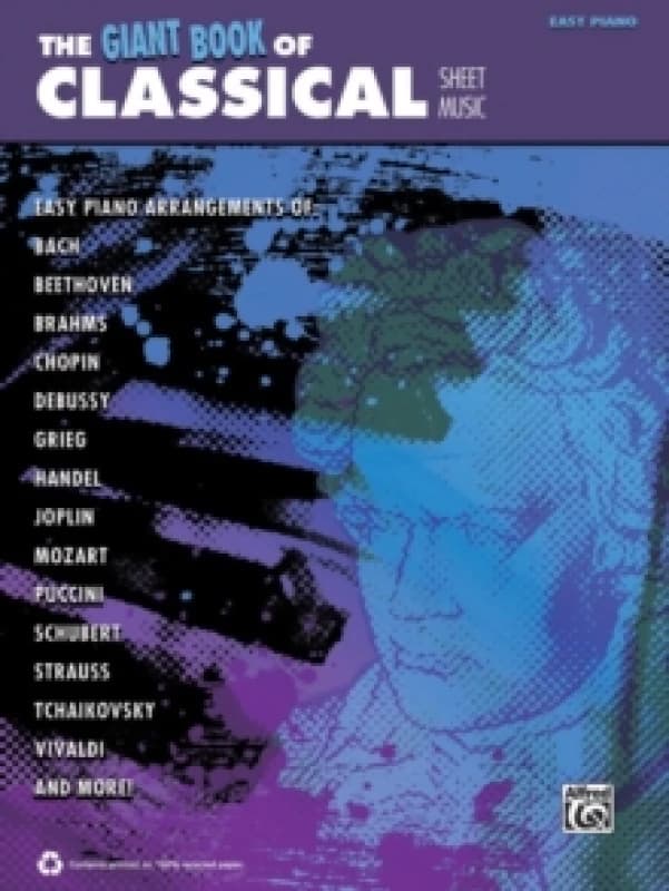 The Giant Book of Classical Piano Sheet Music by Alfred Publishing Book