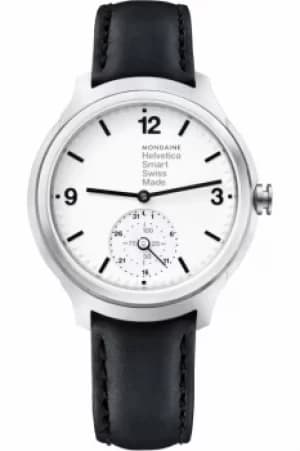 Mens Mondaine Helvetica Smart Bluetooth Hybrid Activity Tracker Alarm Watch MH1B2S10LB
