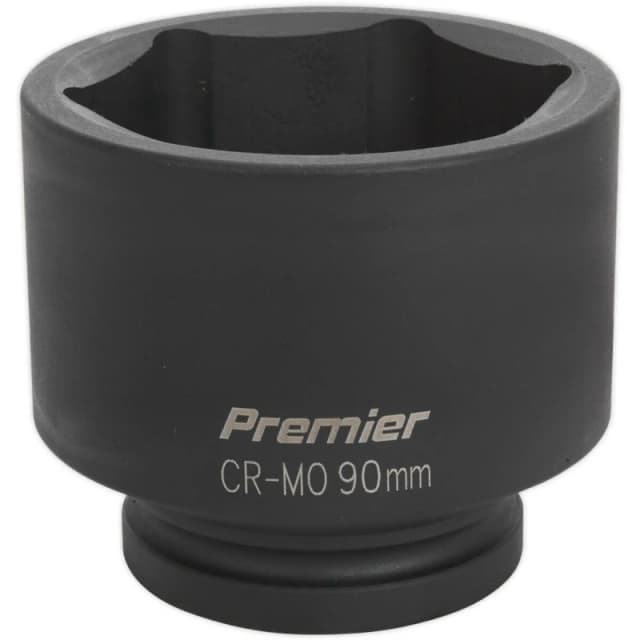 Loops 90mm Forged Impact Socket - 1" Sq Drive - Chromoly Impact Wrench Socket Multi