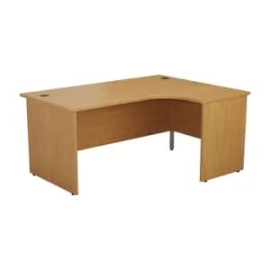 1800 X 1200 Panel Right Hand Radial Desk Nova Oak
