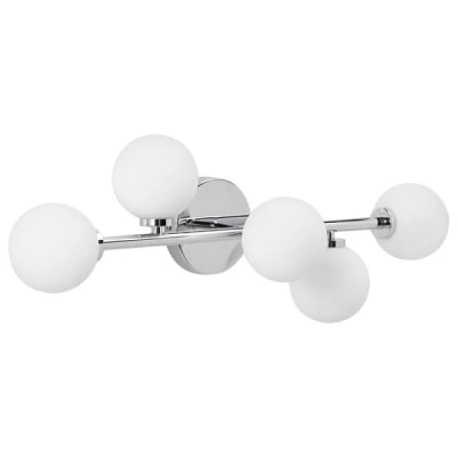 Beliani Wall Lamp Minotos Metal Silver