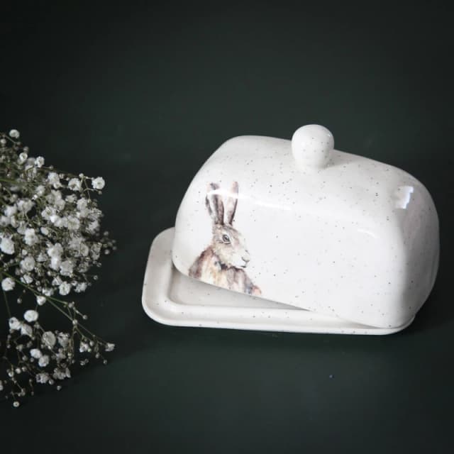 Meg Hawkins Meg Hawkins Butter Dish Hare Multi
