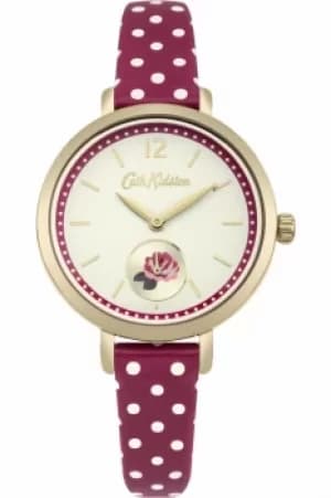 Ladies Cath Kidston Wells Rose Berry Spot Watch CKL036RG