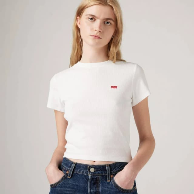 Levis Levis Levis Essential Sporty Tee White + R 14 Female