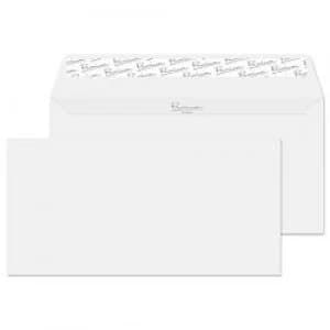 PREMIUM Digital Smooth Envelopes DL Peel & Seal 110 x 220 mm Plain 120 gsm Diamond White Smooth Pack of 50