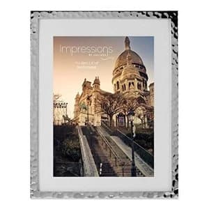 6" x 8" - Impressions Hammered Silver Plated Frame