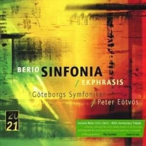 Luciano Berio Sinfonia by Luciano Berio CD Album