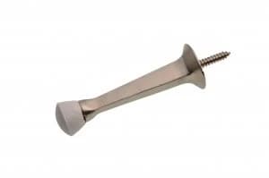 Wickes Solid Door Stop - Satin Nickel