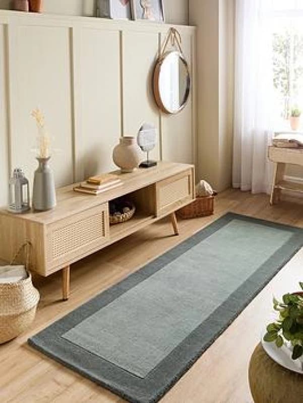 Origins Borders Rug - Green Green 67x200