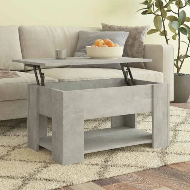 VIDAXL Coffee Table Concrete Grey 79x49x41cm Engineered Wood Vidaxl 8720286971338