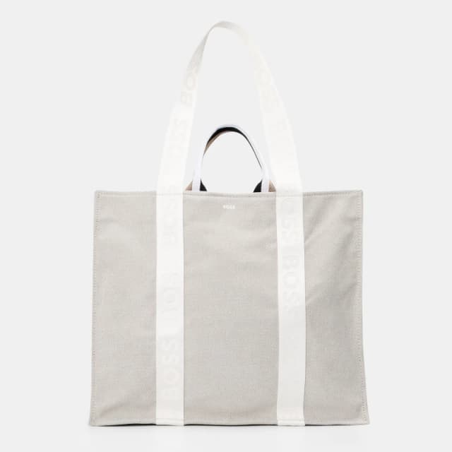 Boss Womens Deva Tote Handbag Light/Grey female One Size