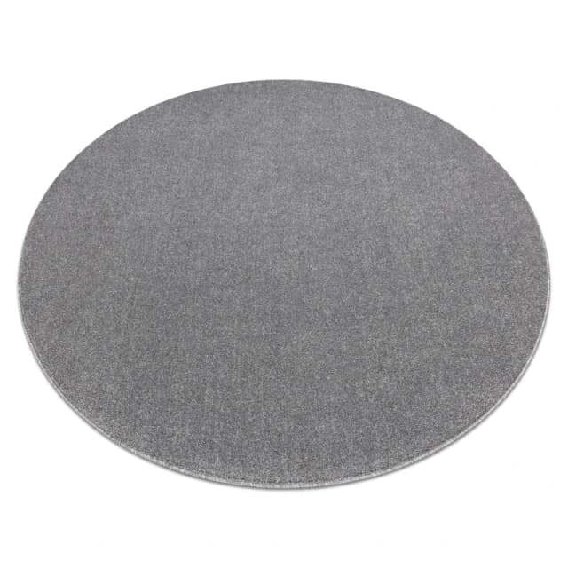 RugsX Eton Plus Rug in Grey Size: 150cm diameter Grey Unisex 150cm diameter