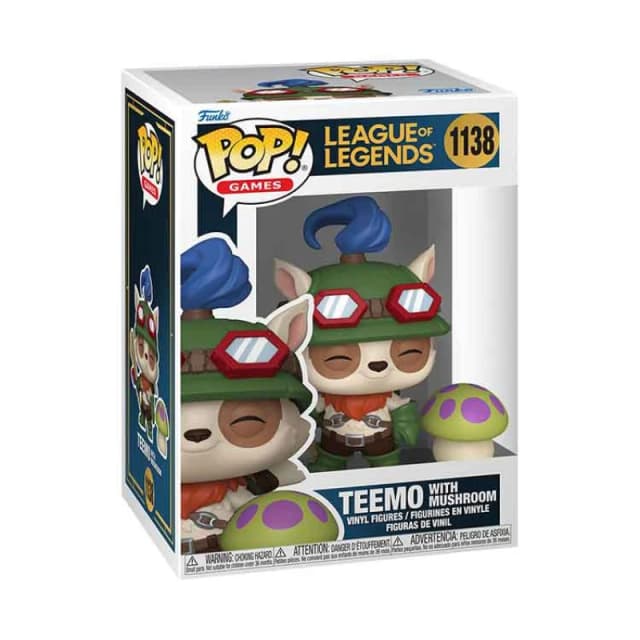 AJ Toys & Books Funko League of Legends POP! & Buddy Games Vinyl Figure Teemo With Shroom