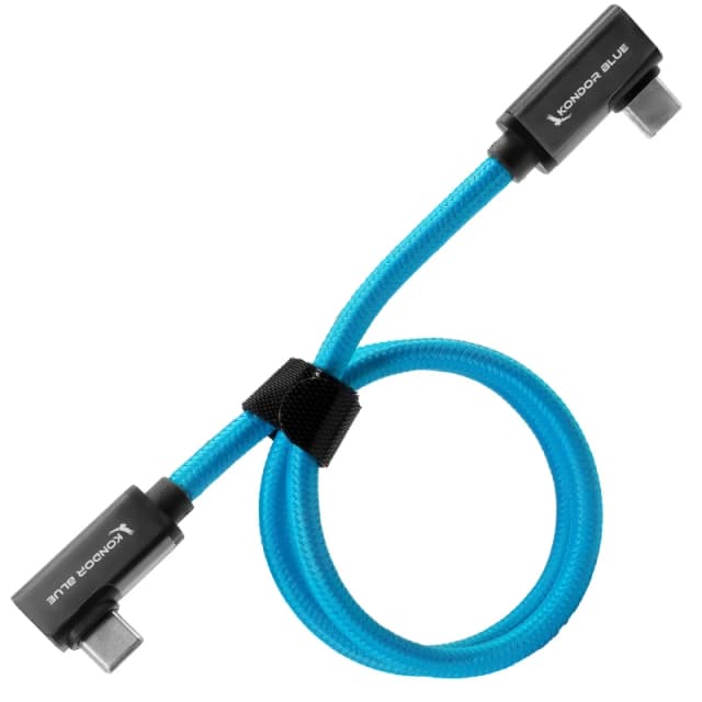 Kondor Blue KB-USBC31-RA-24 USB cable USB 3.2 Gen 2 (3.1 Gen 2) 0.6 m