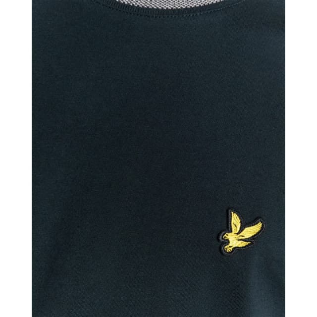 Lyle and Scott Mens Tipped T-Shirt Dark Navy X941 male S