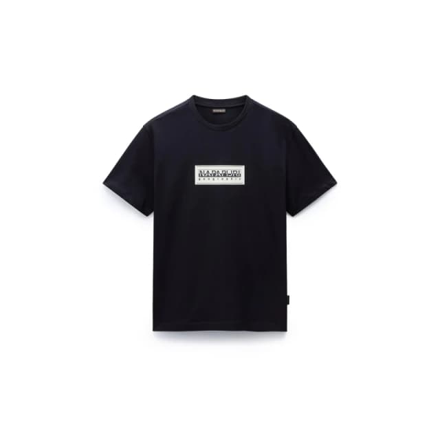 Napapijri Box Logo Relaxed T-Shirt Black M
